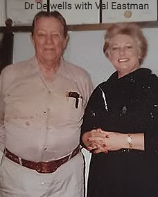 Dr DeWells with Val Eastman